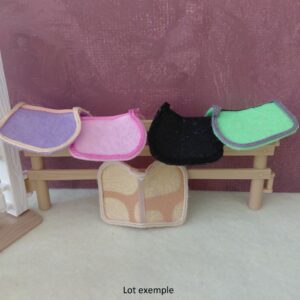 Lot 5 tapis de selle